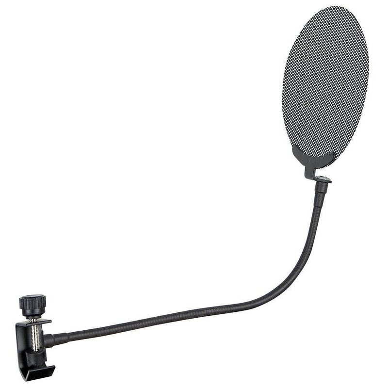 Metalen Popfilter zwart