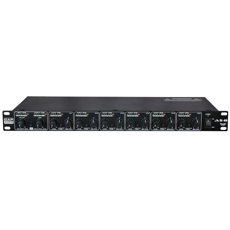 AS-8 audio splitter en mixer