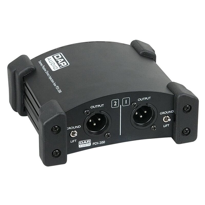 PDI-200 Passieve stereo DI-box