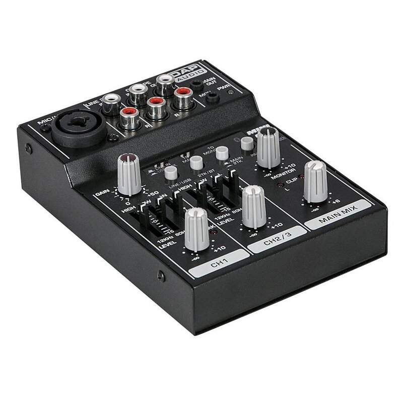 Mini-GIG compacte mixer met geluidskaart