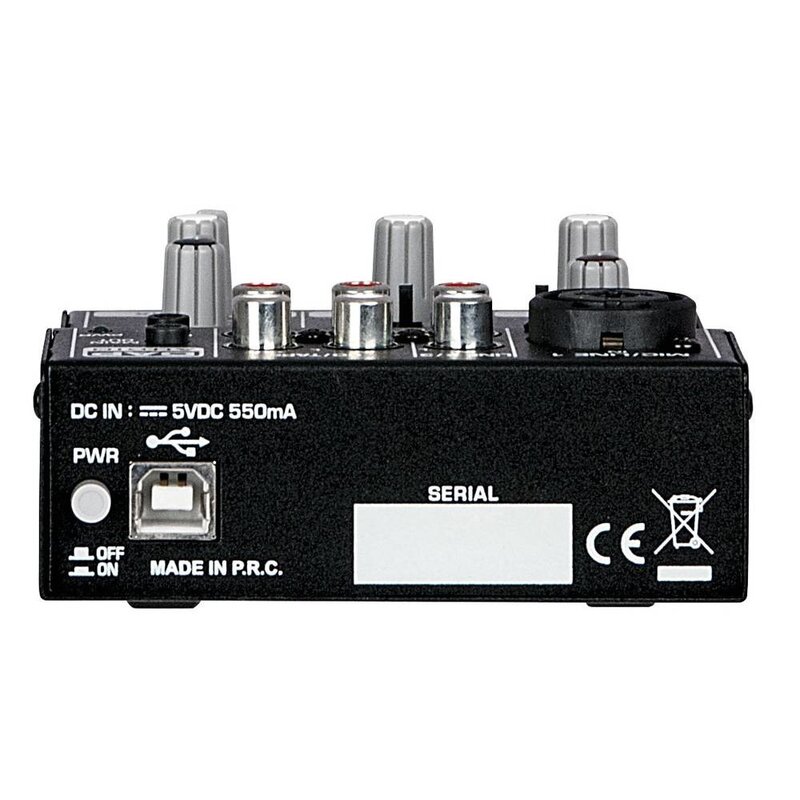 Mini-GIG compacte mixer met geluidskaart