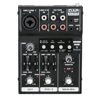 Mini-GIG compacte mixer met geluidskaart