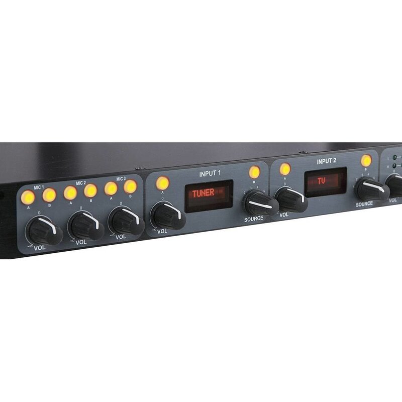 Compact 9.2 9-kanaals line mixer met 2 zones