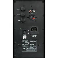 PRA-82 Actieve luidsprekerset 2x 85W zwart