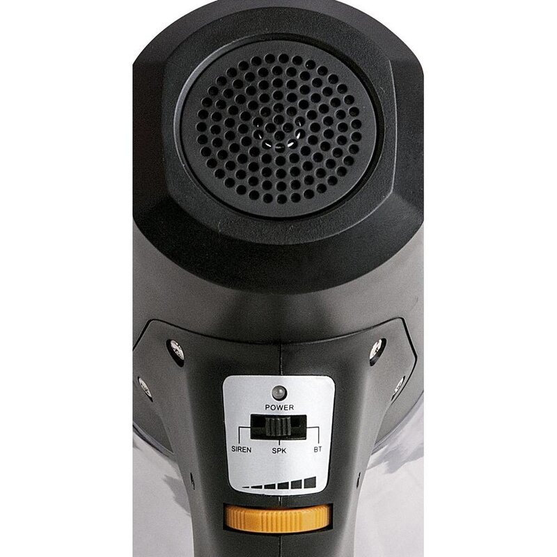 MF-30BT handheld megafoon 10W met sirene en bluetooth