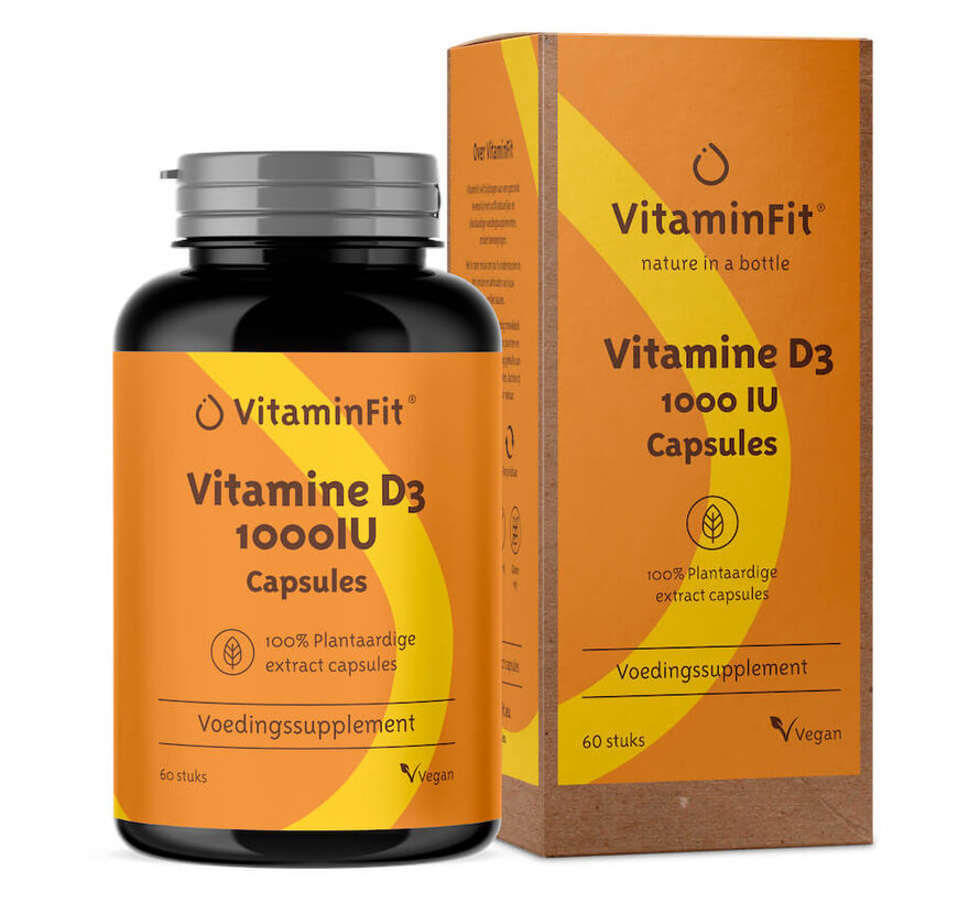 Vitamine D3 1000 IU capsules