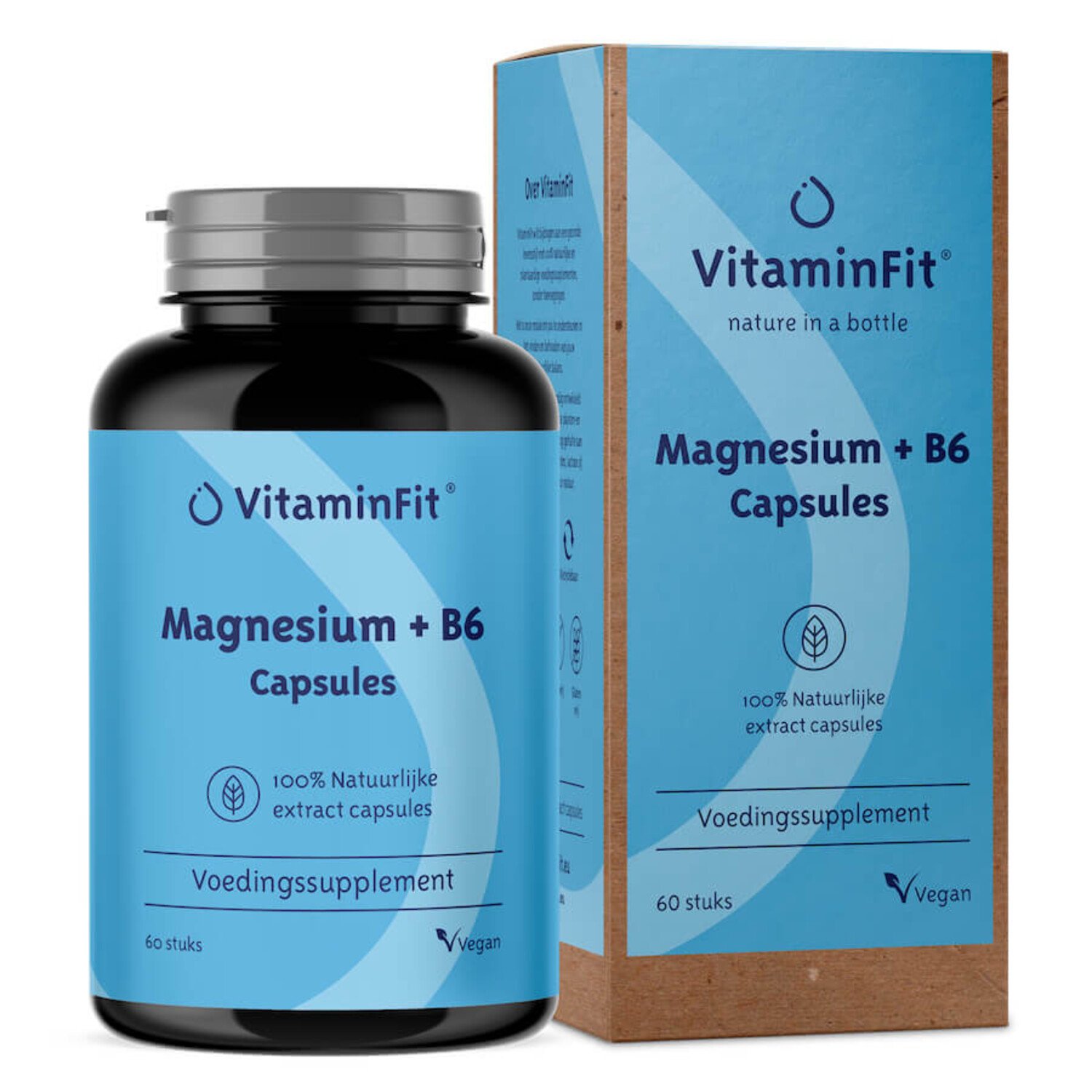 Elektricien Graf Oorlogsschip Vitamine B6 + Magnesium | 100% natuurlijk | Vitaminbottle.nl - VitaminFit