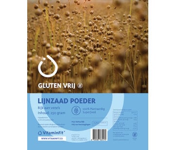 Eiwitrijk Lijnzaad in poedervorm 250 g