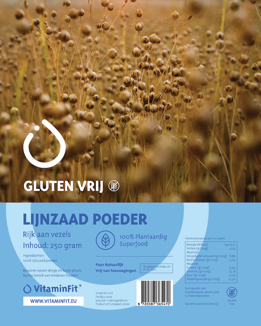 Lijnzaad in poedervorm 250 g