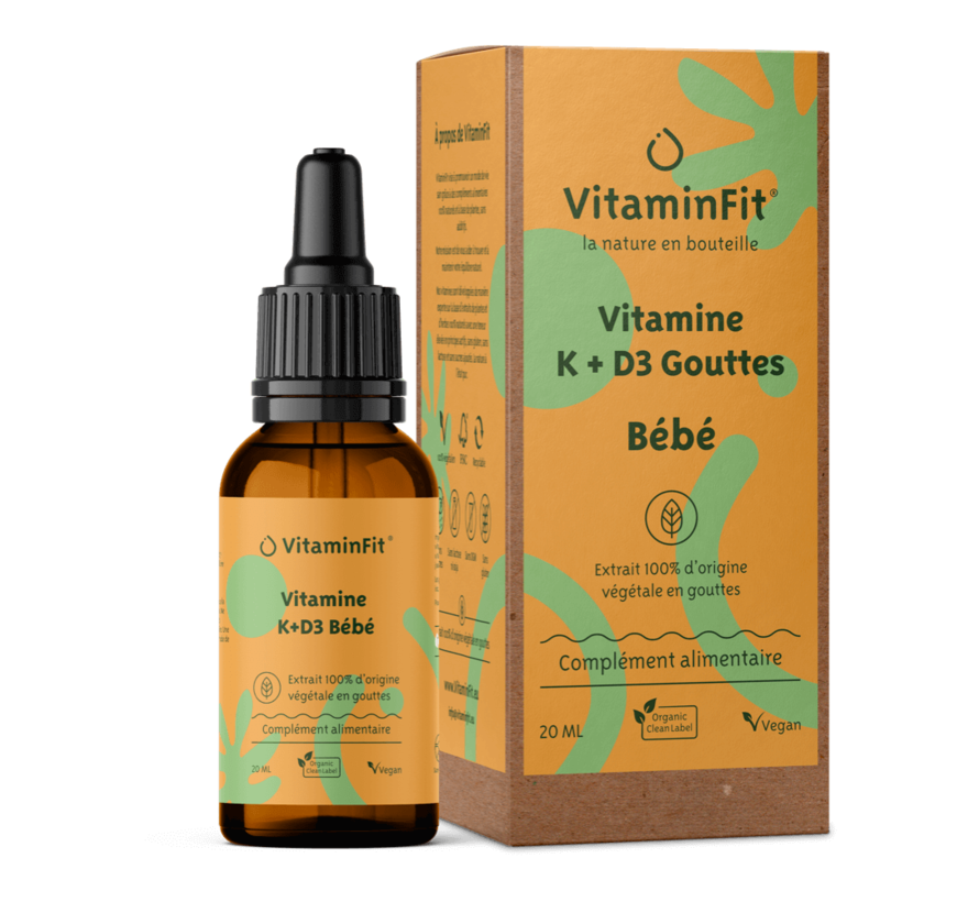 Vitamine K + D3 Gouttes Bébé