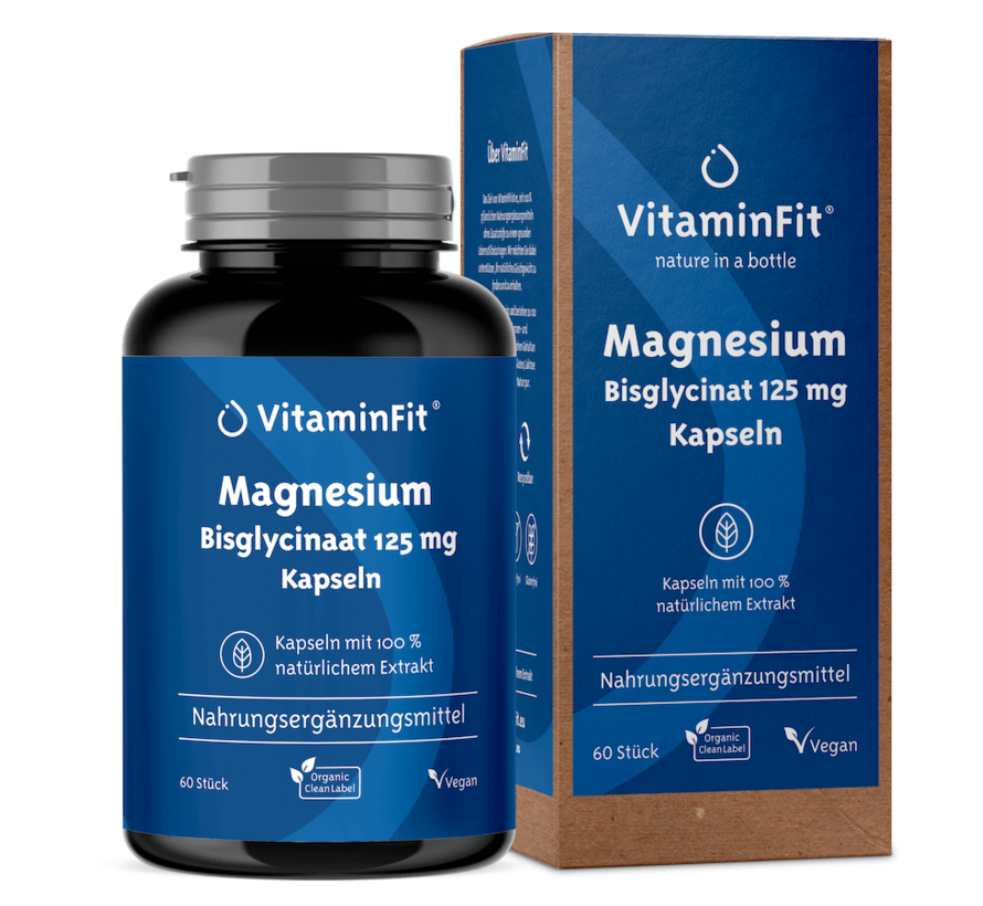 Magnesium Bisglycinaat 125 mg Capsules