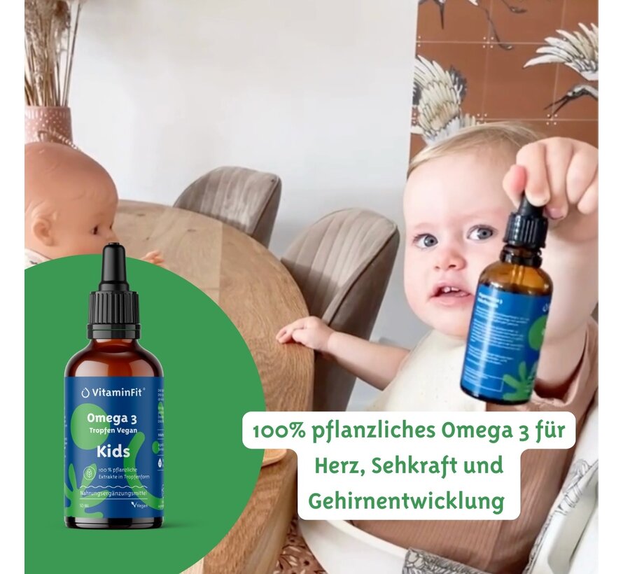 Vegane Omega 3 Kinder Tropfen