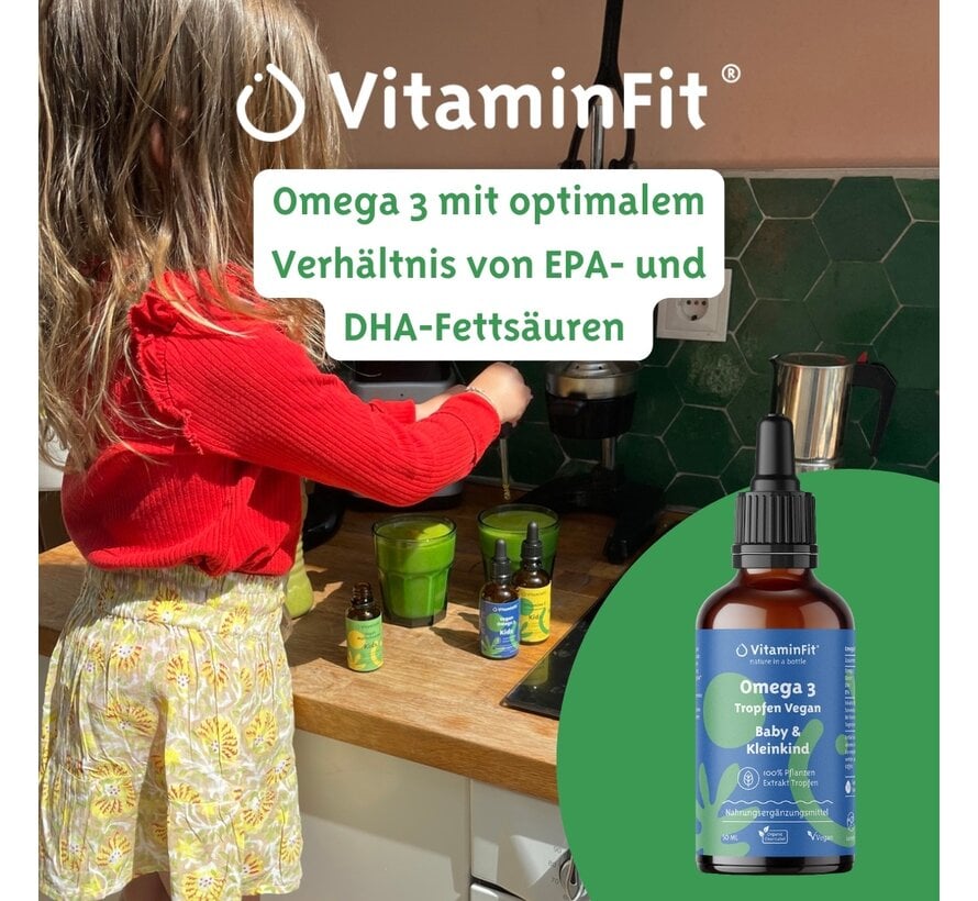 Vegane Omega 3 Baby-Tropfen