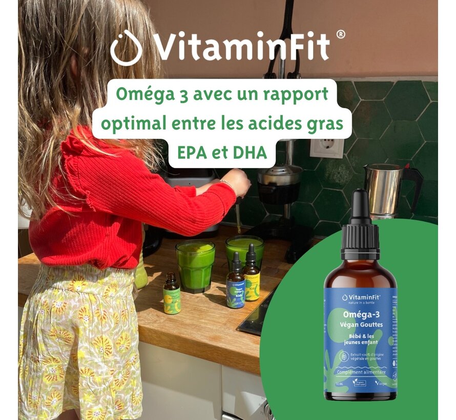 Oméga-3 Végan Gouttes Bébé