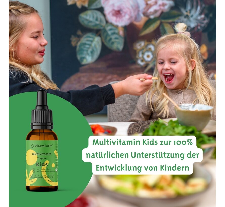 Multivitamin Tropfen für Kinder
