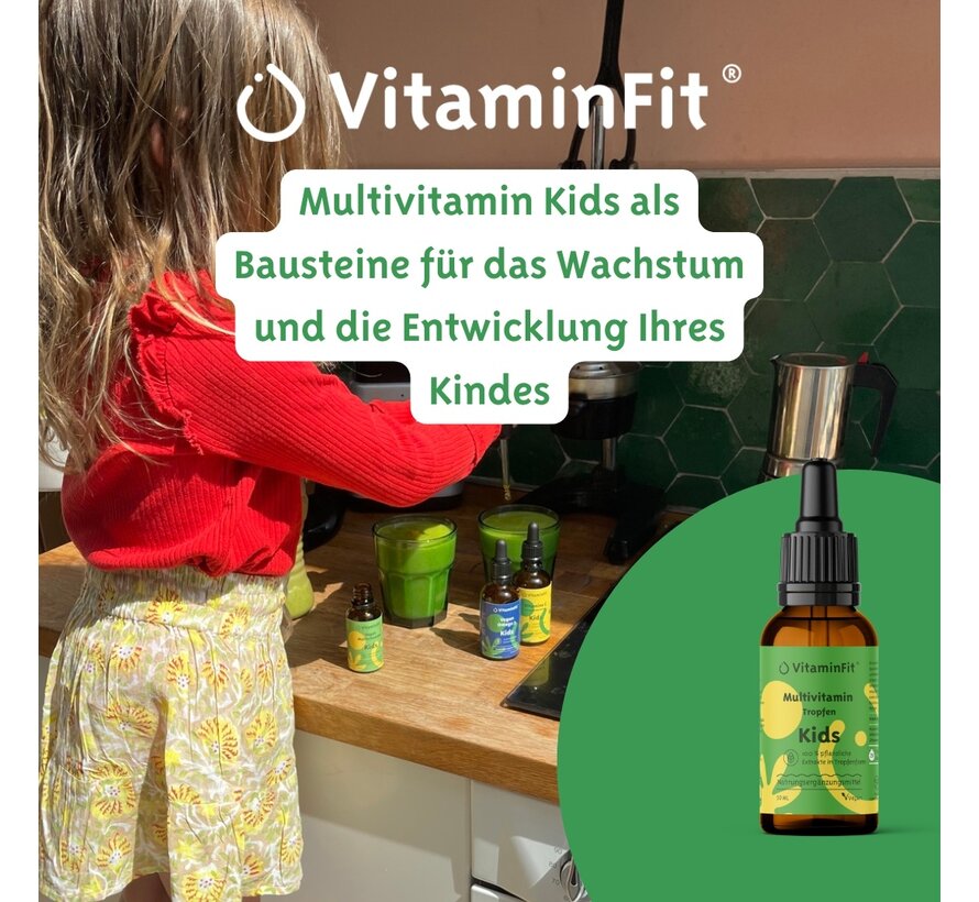 Multivitamin Tropfen für Kinder