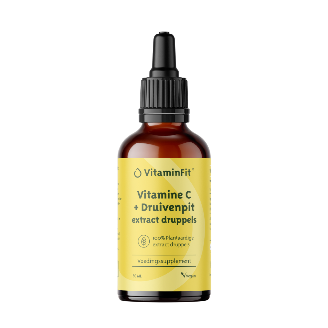 Vitamine C druppels met druivenpit extract (OPC)