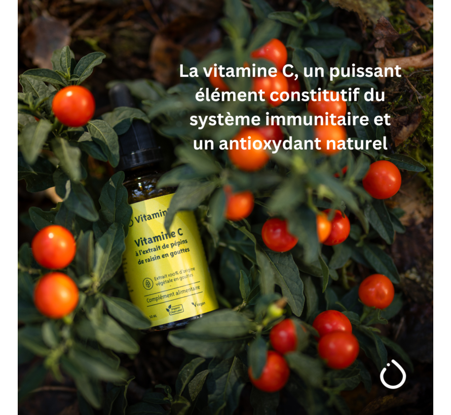 Vitamine C à l’extrait de pépins de raisin en gouttes