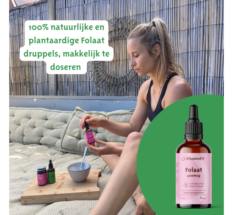 Folaat 400 mcg (5-MTHF) Druppels