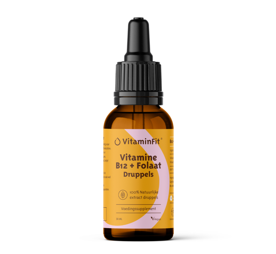 Vitamine B12 + Folaat (foliumzuur) in druppelvorm