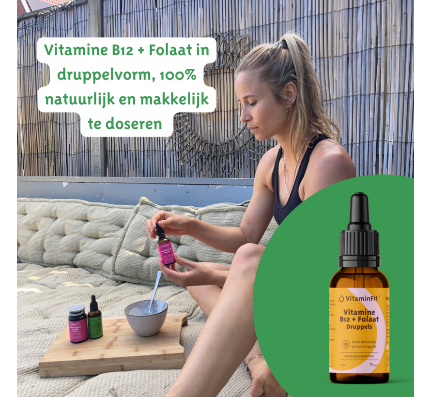 Vitamine B12 + Folaat (foliumzuur) in druppelvorm