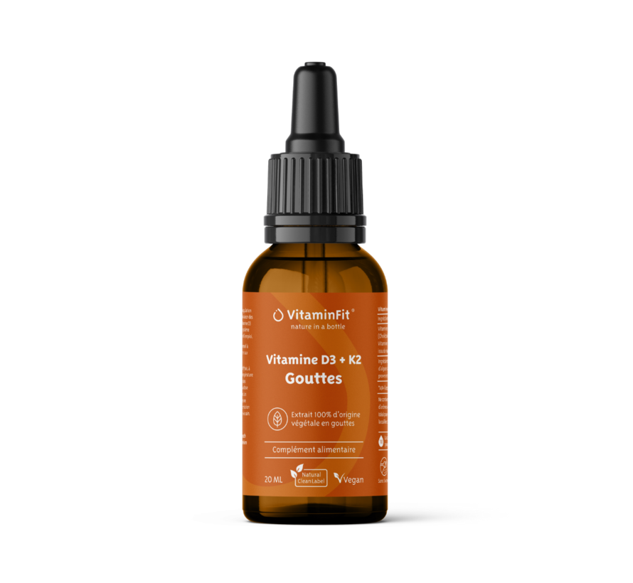 Vitamines D3 + K2 Gouttes