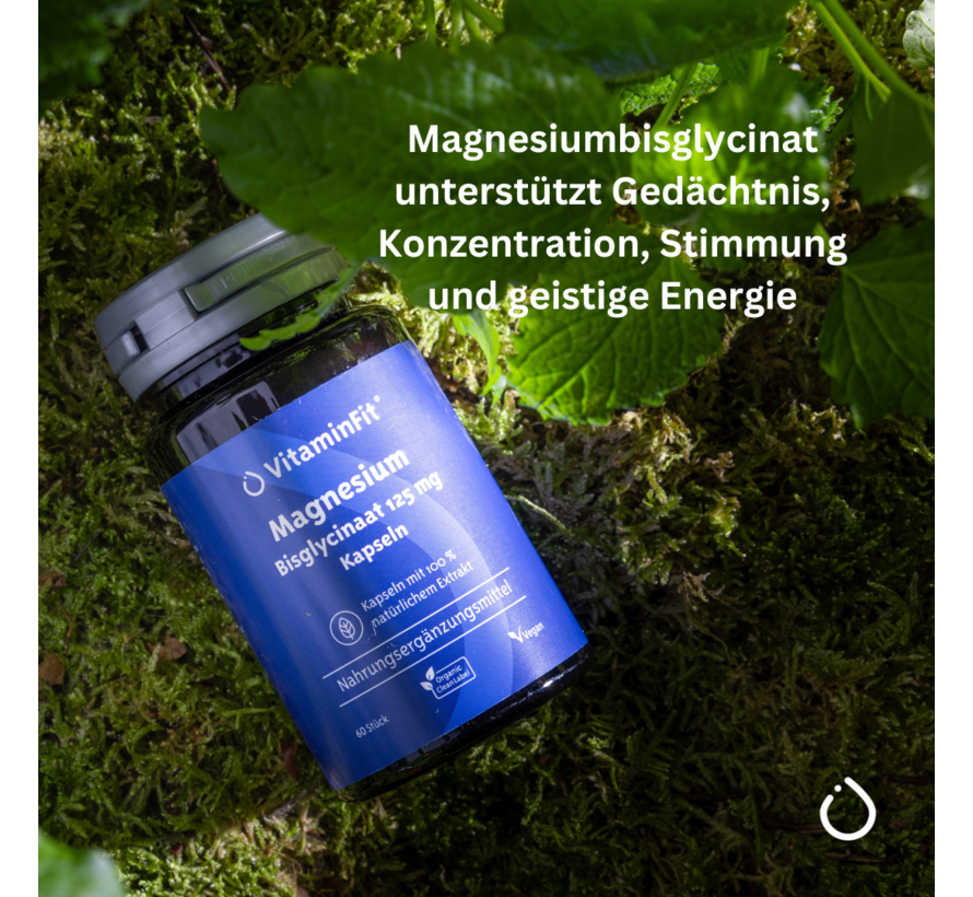 Magnesium Bisglycinat 125 mg Kapseln