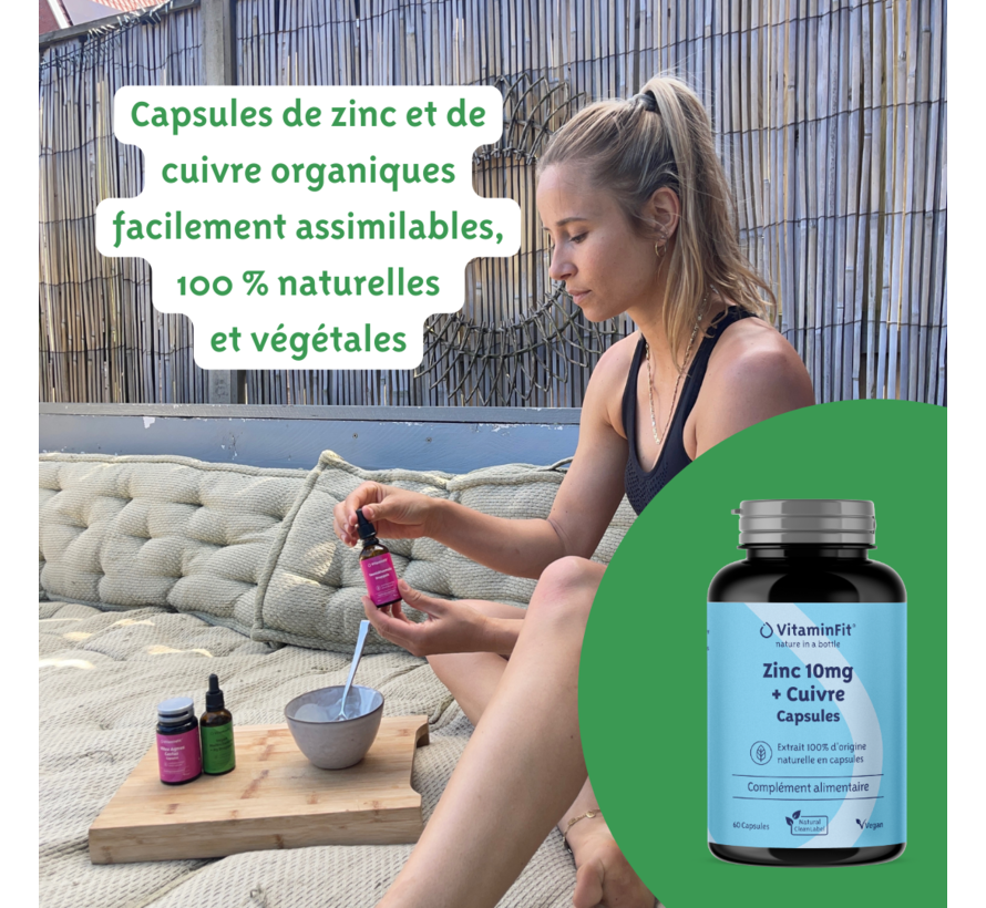 Zinc + Cuivre Capsules