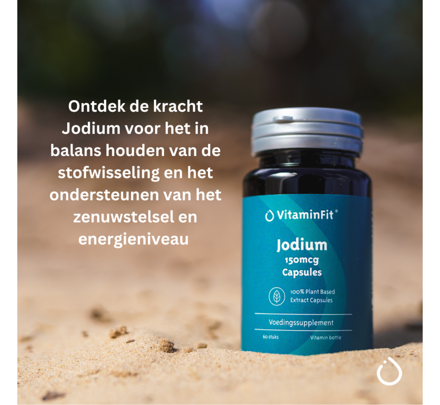 Jodium Capsules uit plantaardig kelp 150mcg