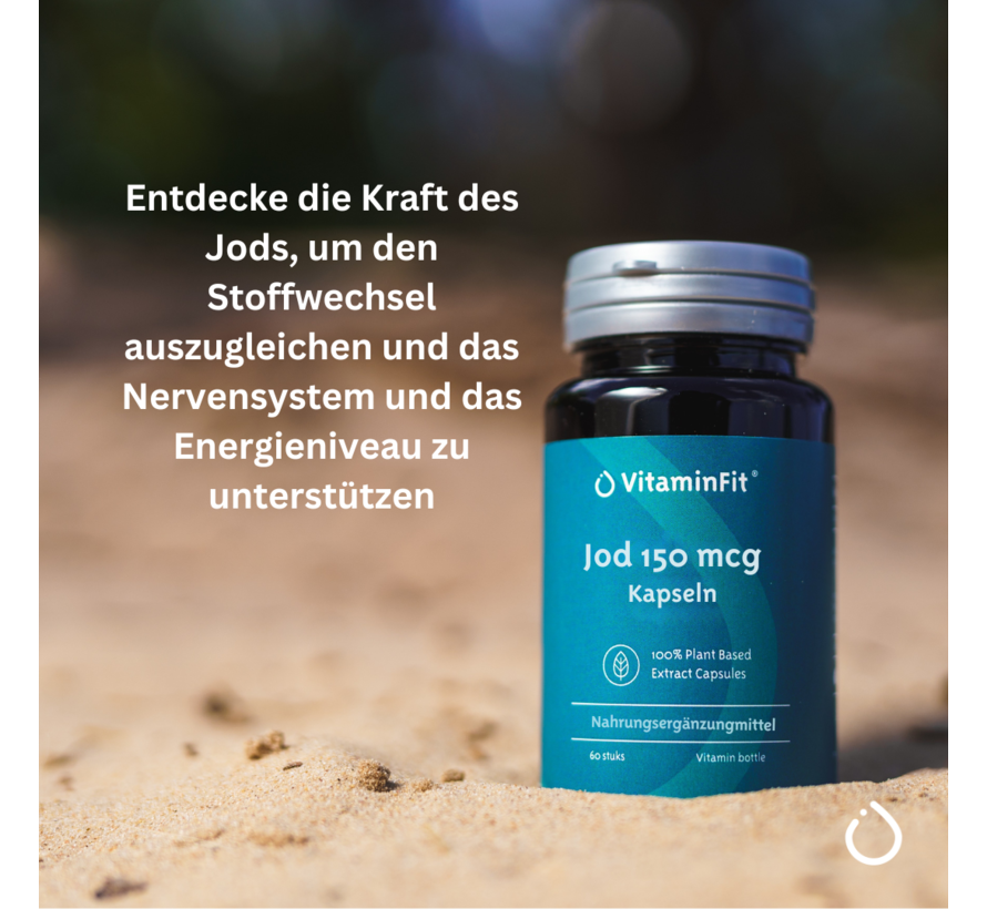 Jodkapseln aus pflanzlichem Kelp