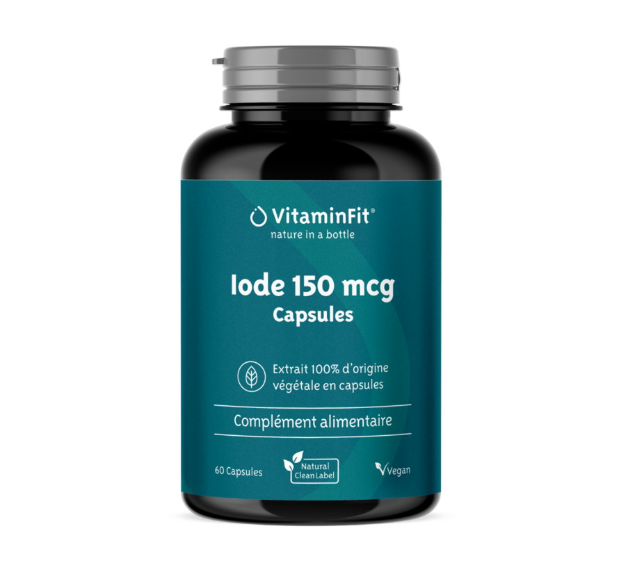 Capsules d'iode à base de varech végétal