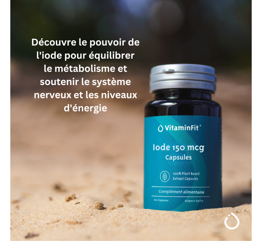 Capsules d'iode à base de varech végétal