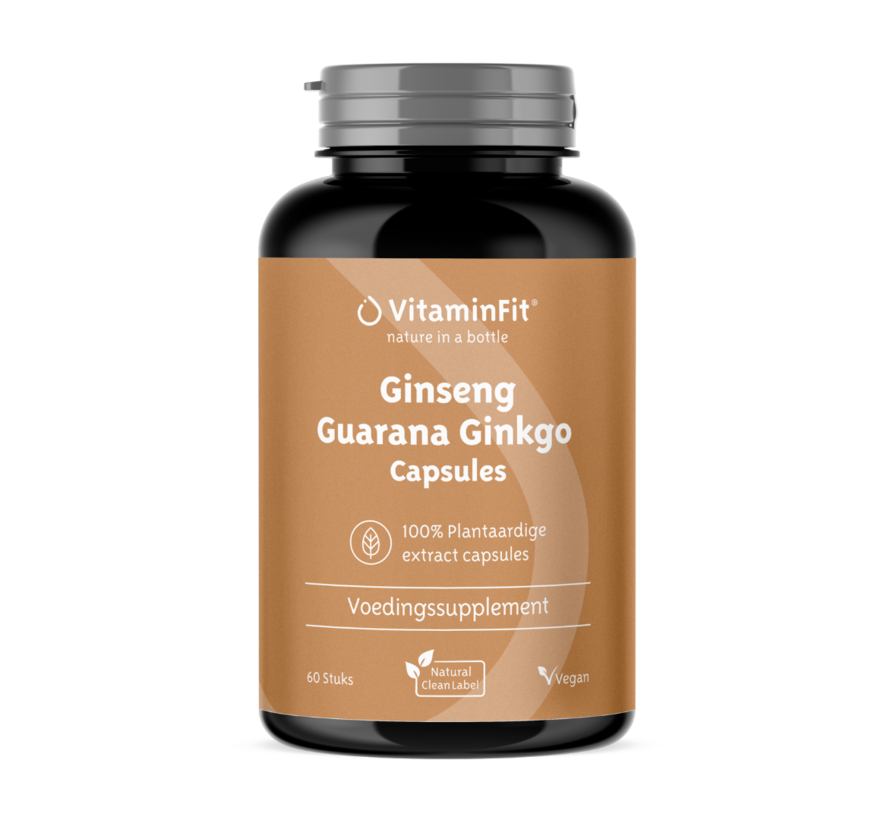 Ginseng Guarana Ginkgo capsules