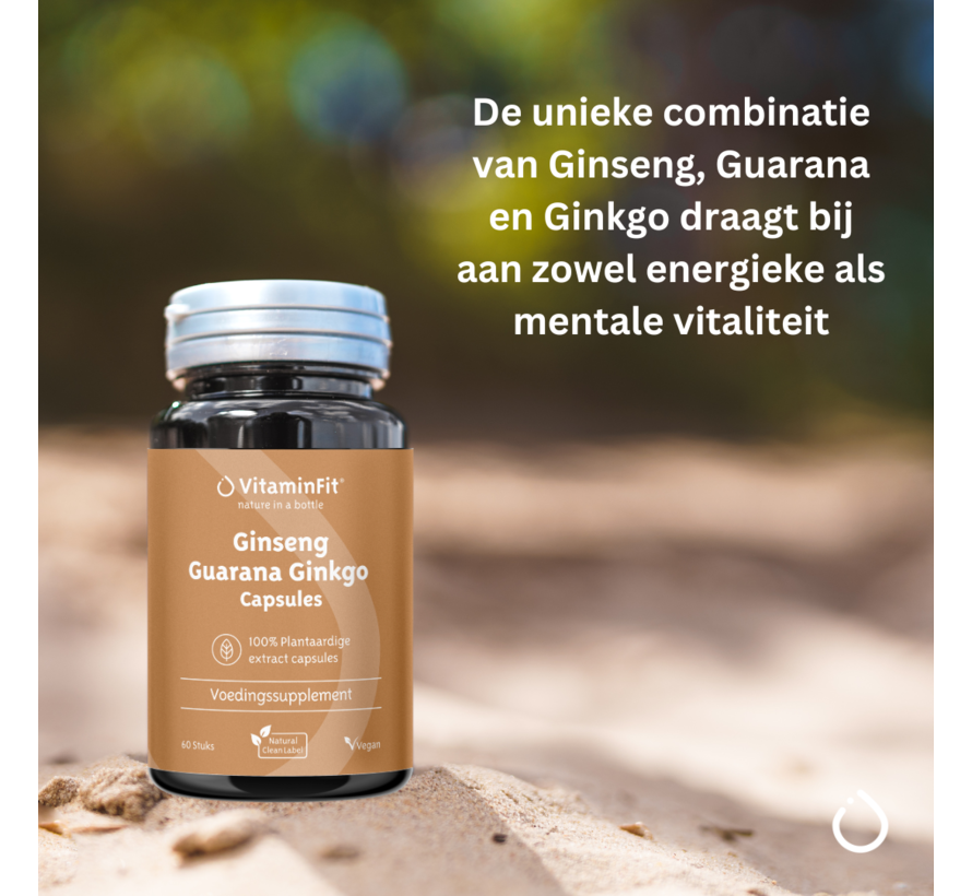 Ginseng Guarana Ginkgo capsules