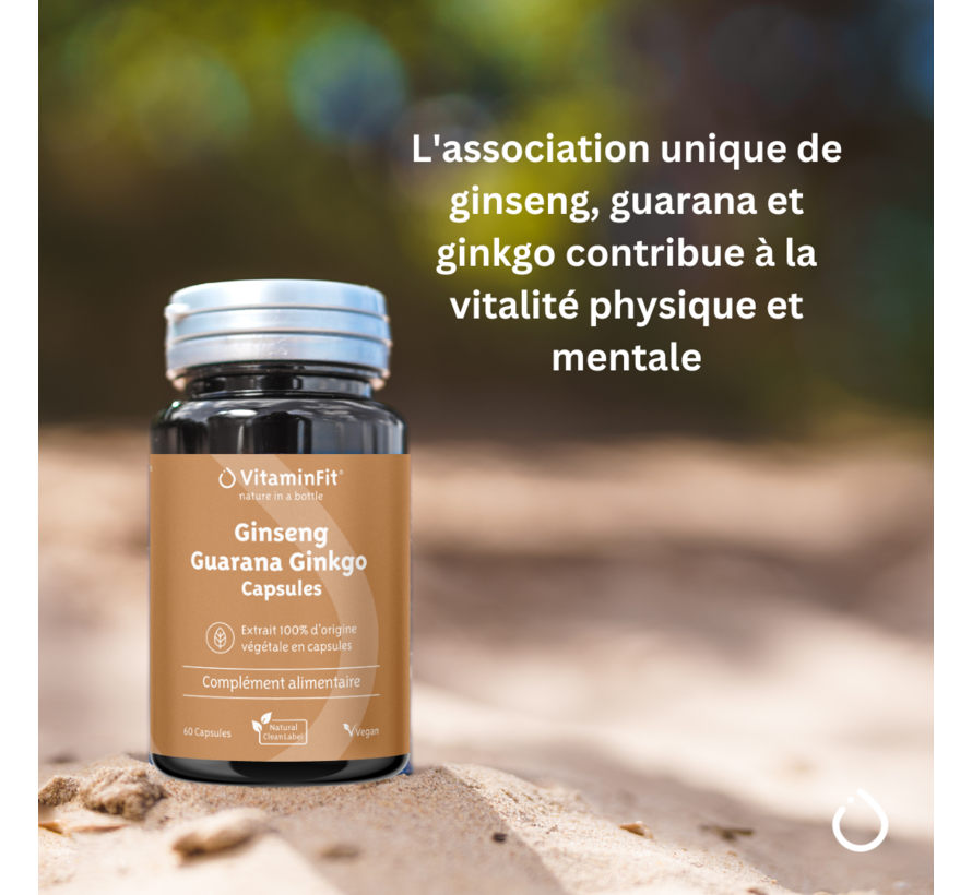 Ginseng Guarana Ginkgo Capsules