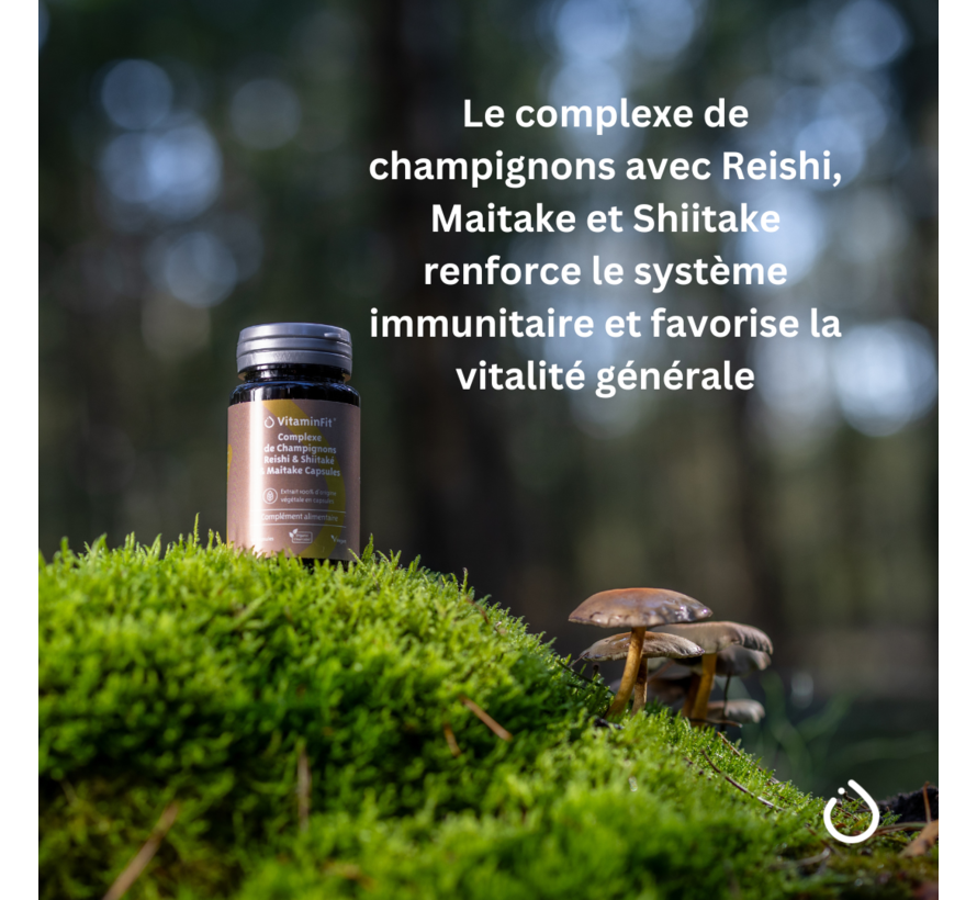 Reishi, Shiitake, and Maitake Mushroom Complex