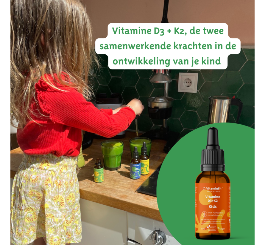 Vitamine D3 + K2 Kinder Druppels