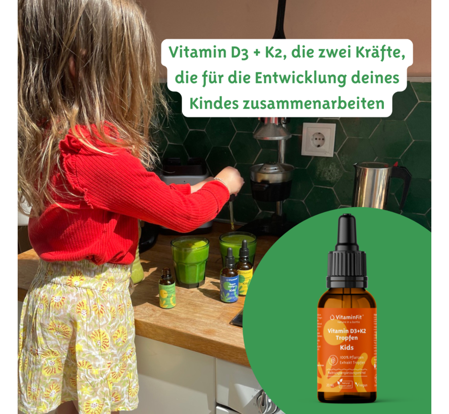 Vitamin D3 + K2 Kinder Tropfen