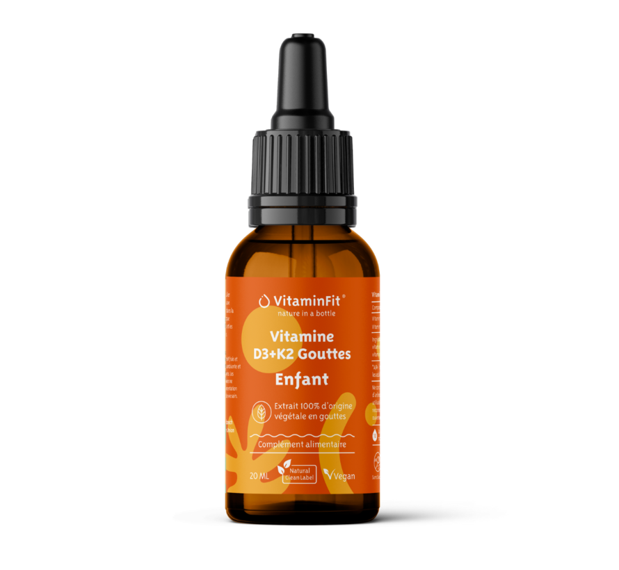Vitamin D3 + K2 gouttes Enfant