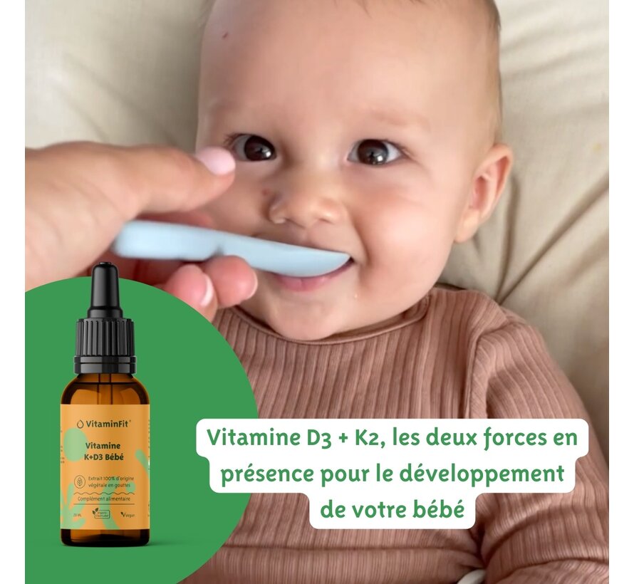 Vitamine K + D3 Gouttes Bébé