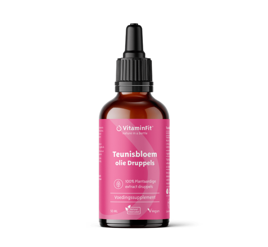 Teunisbloem olie druppels