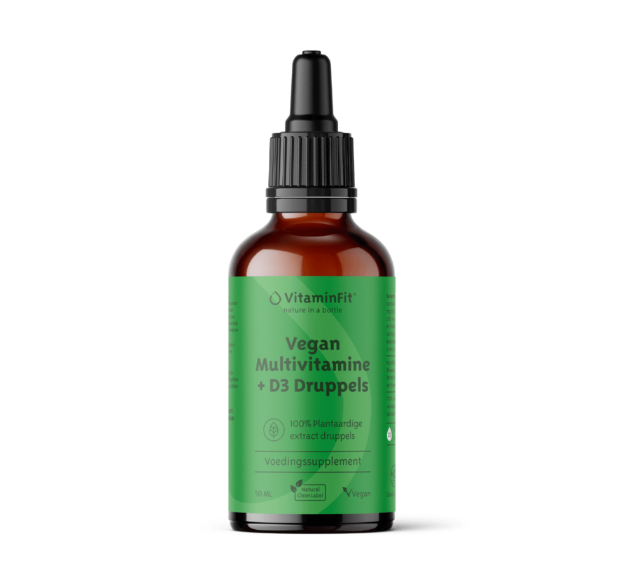 Vegan Multivitamine + D3 Druppels