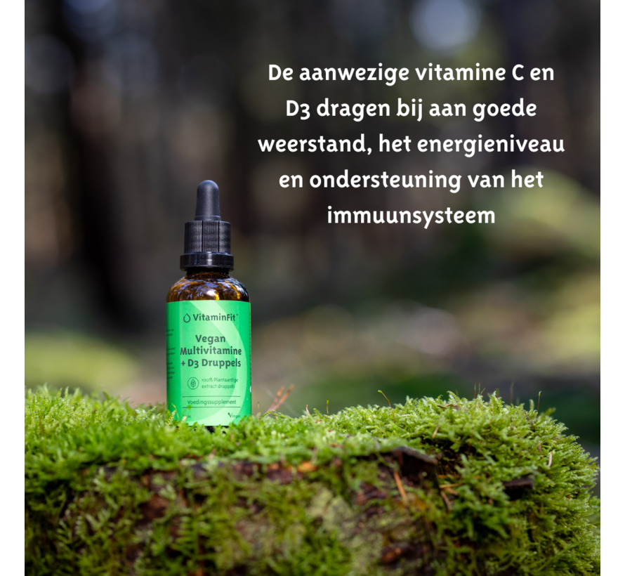 Vegan Multivitamine + D3 Druppels