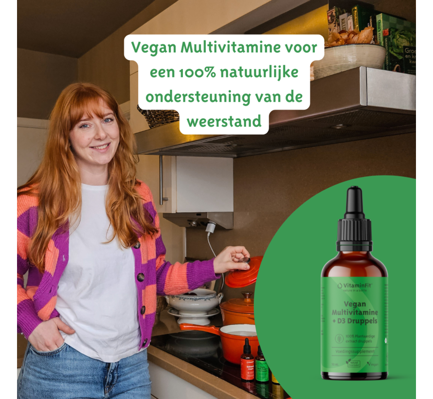 Vegan Multivitamine + D3 Druppels
