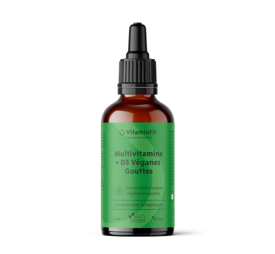 Multivitamines Végan + D3 Gouttes