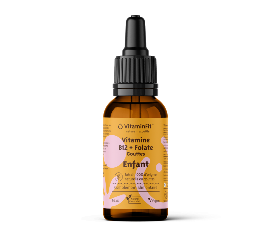 Vitamine B12 + Folate Gouttes Enfant