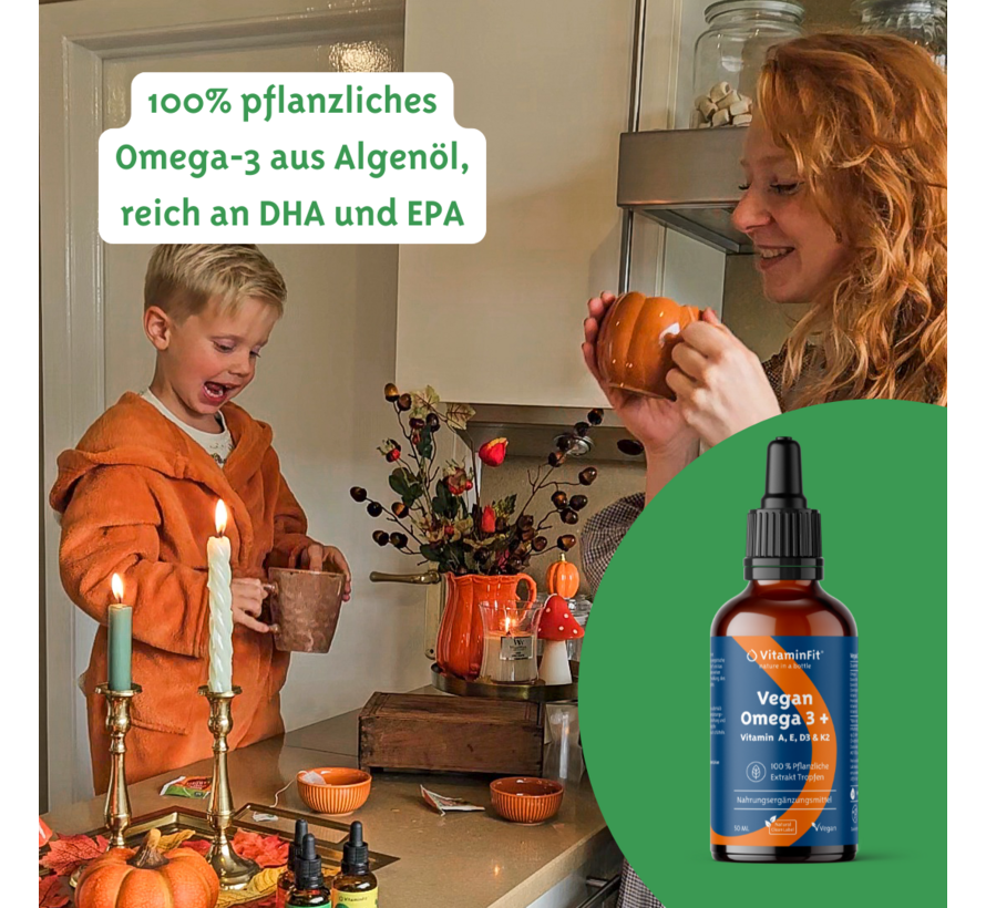 Omega 3+ Vitamin A, E, D3 & K2