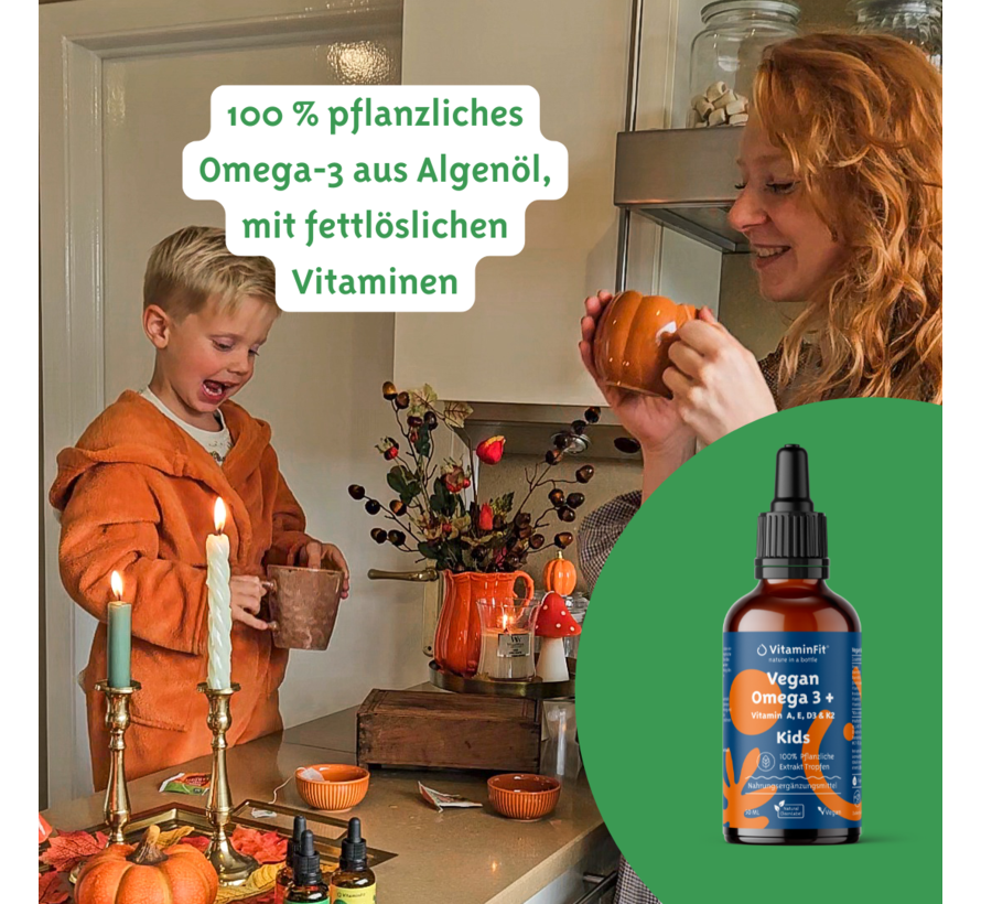 Omega 3+ Vitamin A, E, D3 & K2 Kids