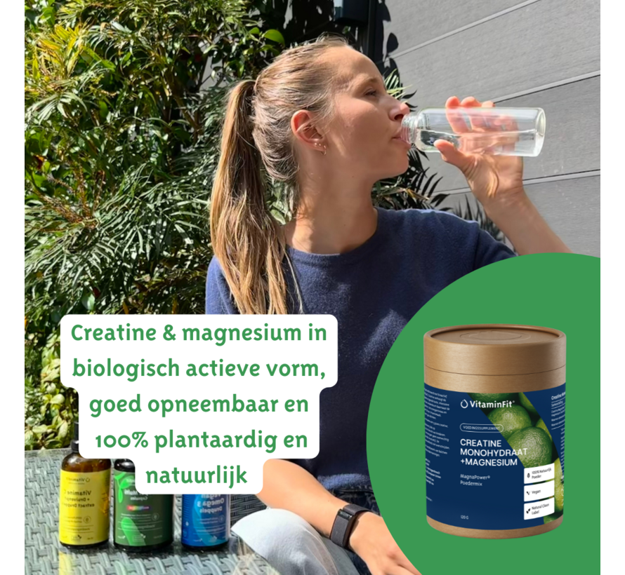 Creatine Monohydraat + Magnesium Poeder