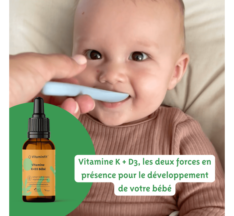 Vitamine K + D3 Gouttes Bébé